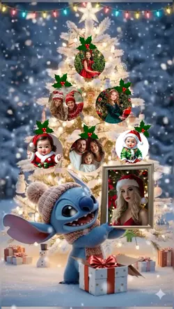 Natal com Stich 