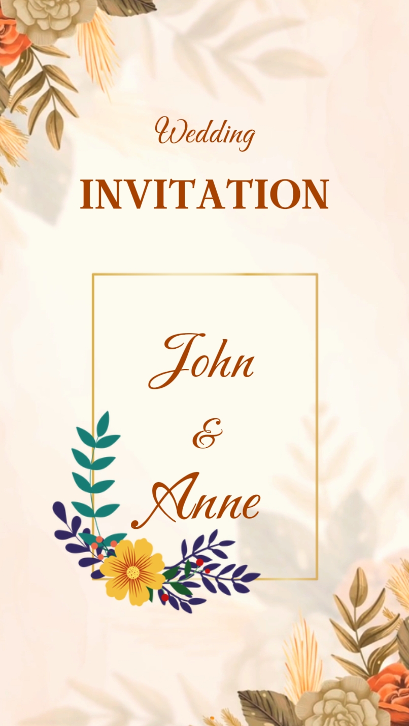 WEDDING INVITATION