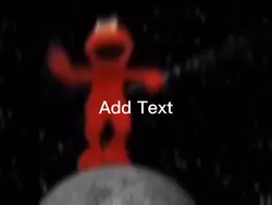 elmo on da moon 