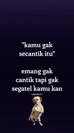kamu gak secantik