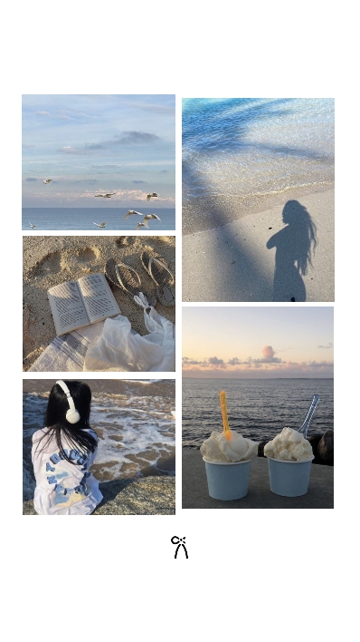 neige sur la plage 