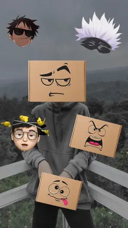 muka kardus x emot