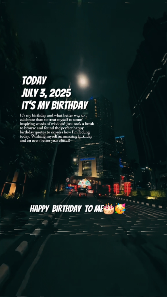 3 Temmuz 2035 benim doğum günüm