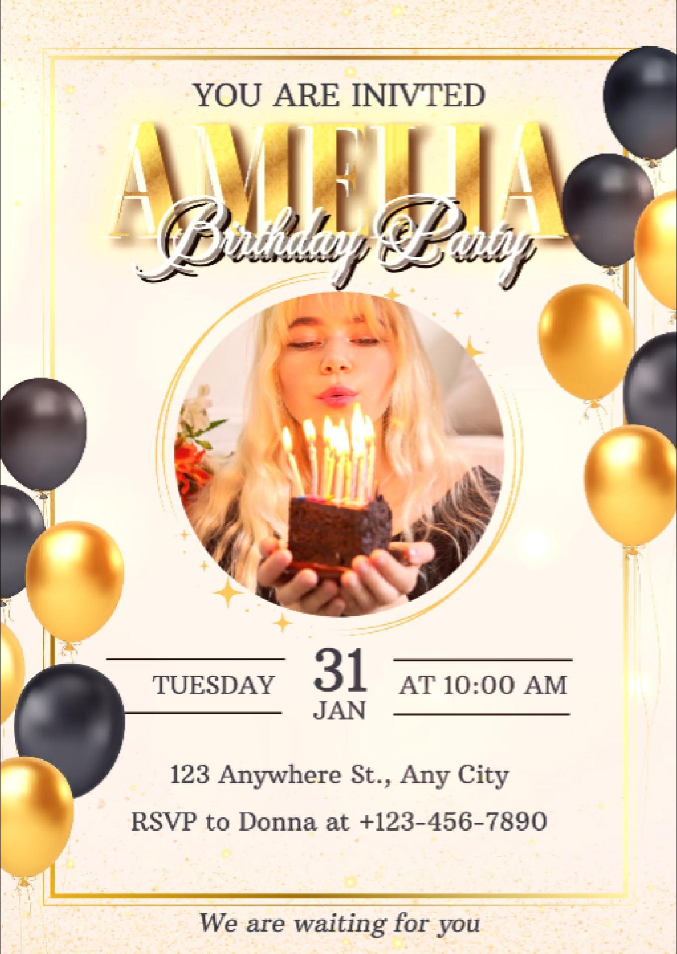 FESTA DE ANIVERSÁRIO OURO