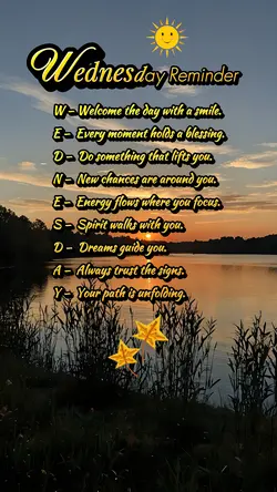 Wednesday Reminder 