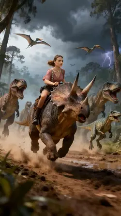 Rider dinosaurus 