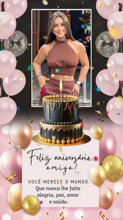 ANIVERSÁRIO AMIGA 