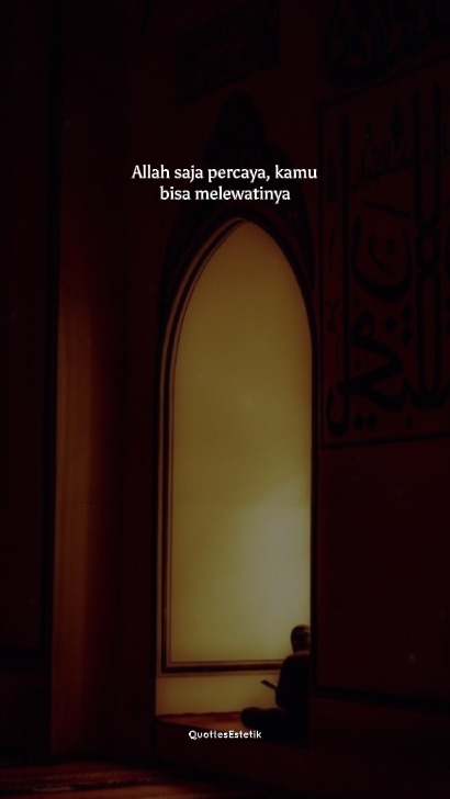 Allah saja percaya