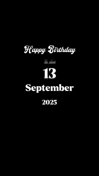 Hbd 13 september2025