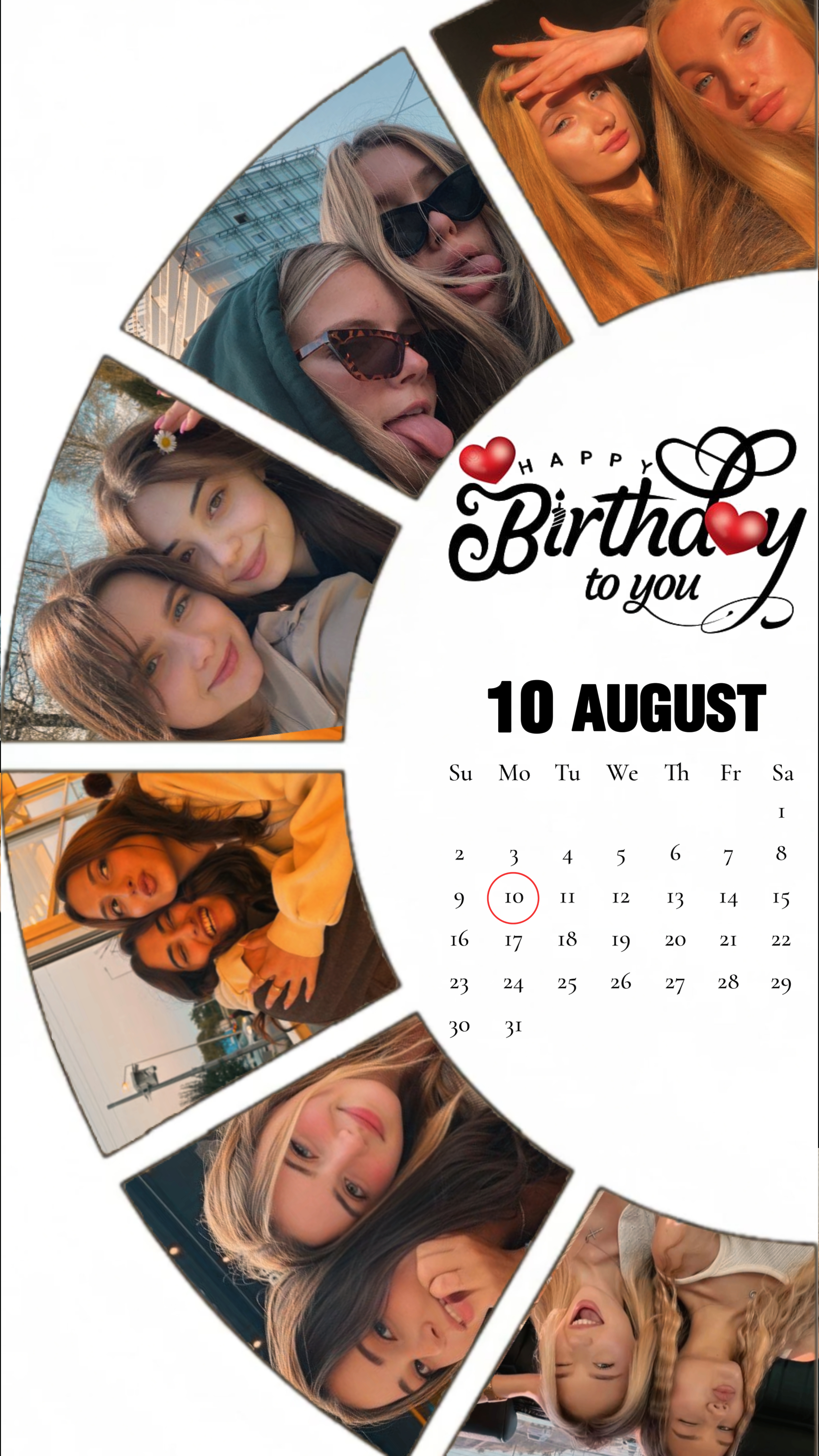 BIRTHDAY 10 AUGUST