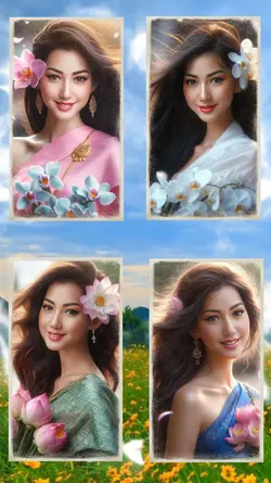 ภาพเลื่อนคอลลาจ4ช่อง