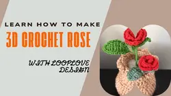 3d rose