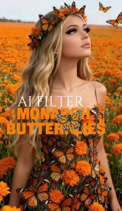 AI Monarch butterfli