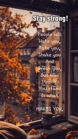 Stay strong 