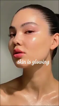 Skin is glowing