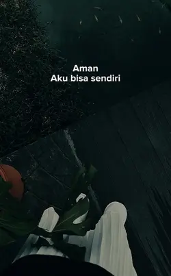 Aman aQ bisa sendiri