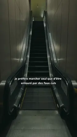 marcher seul