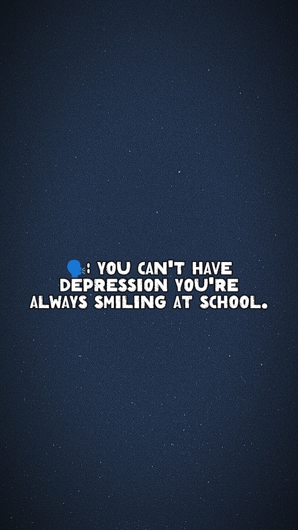 depression at school