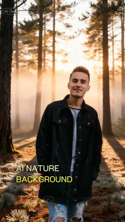AI Nature Background