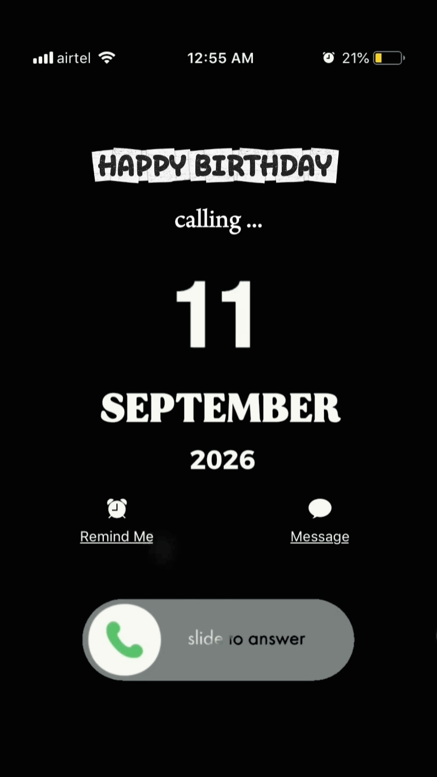 HBD 11 SEPTEMBER 