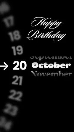 HBD 20 OCTOBER