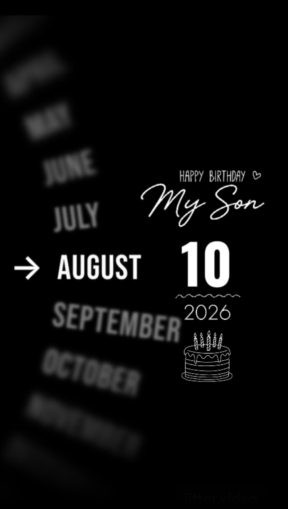 BDAY SOHN 10. AUGUST