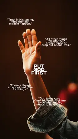 PUT GOD FIRST-JESUS