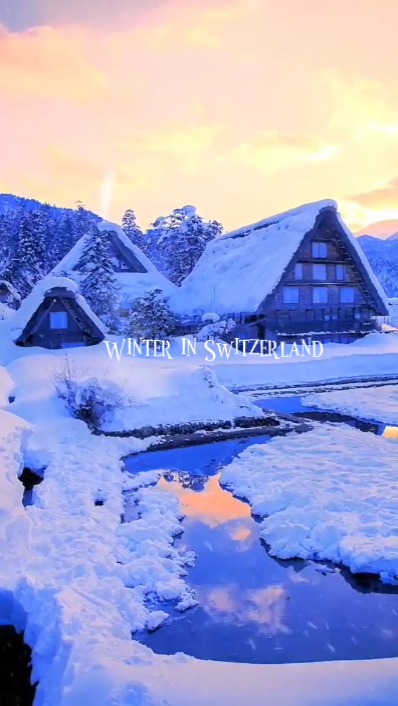 Winter in der Schweiz
