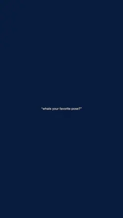 whats your fav pose?