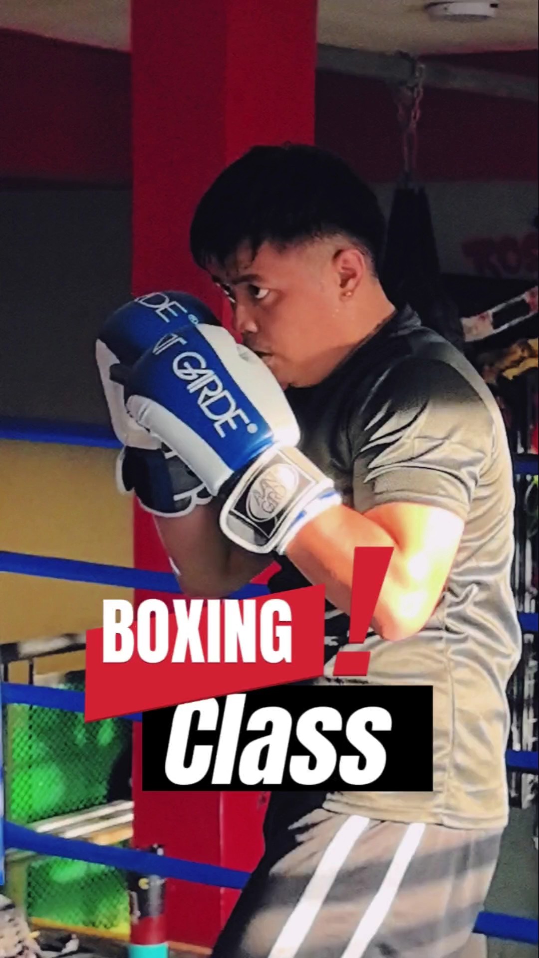 Treinamento de boxe 