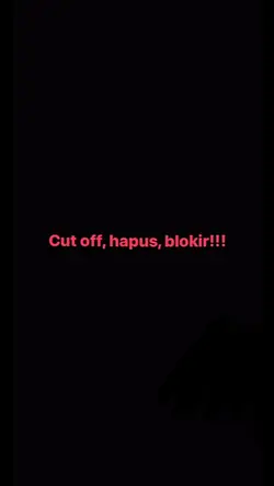 cut,off, blokir 