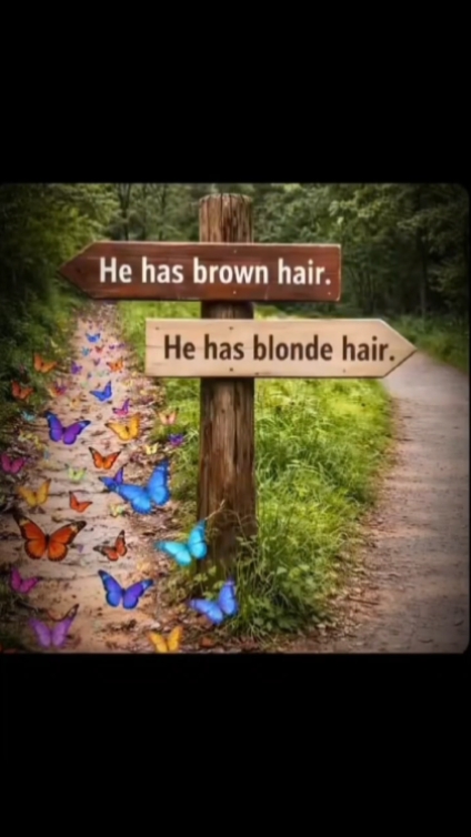 Hehasbrownhair