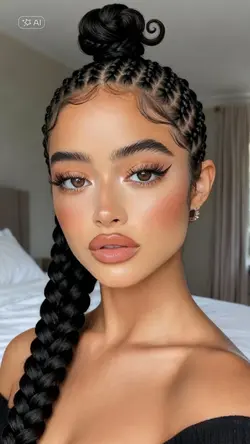 BRAIDS HAIR STYLE AI