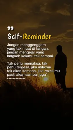Self reminder