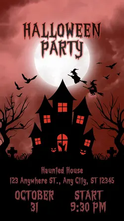 halloween invitation