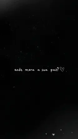 Onde mora a sua paz