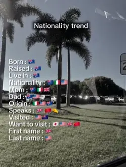 Nationality trend