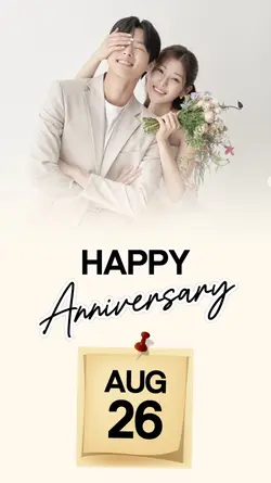 happy anniv 26 aug