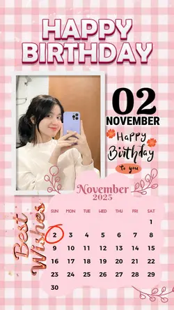 2 NOVEMBER HBD GIRL