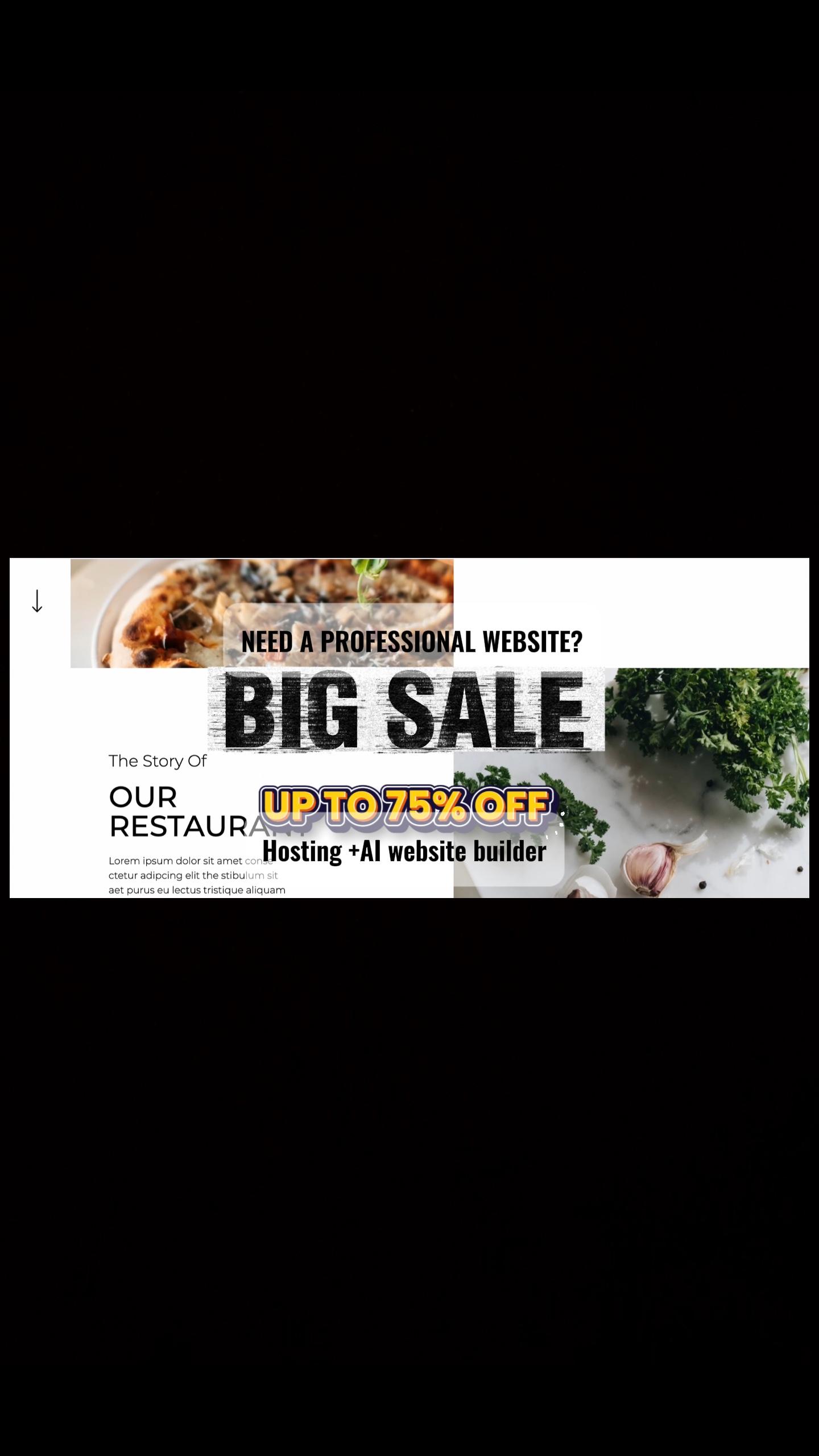 BIG SALE template