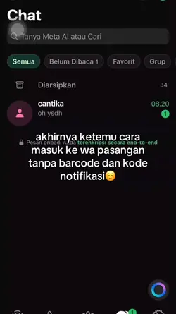 wa admin di bio ya