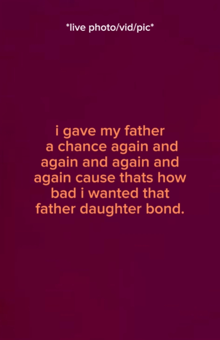 i gave my father a 