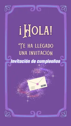 Invitación de cumple