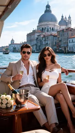 COUPLE SUMMER venice
