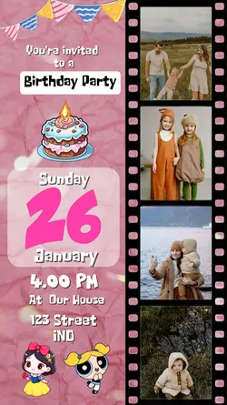 Bday Invitation Girl