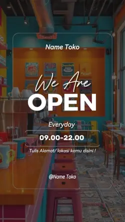 We are open
