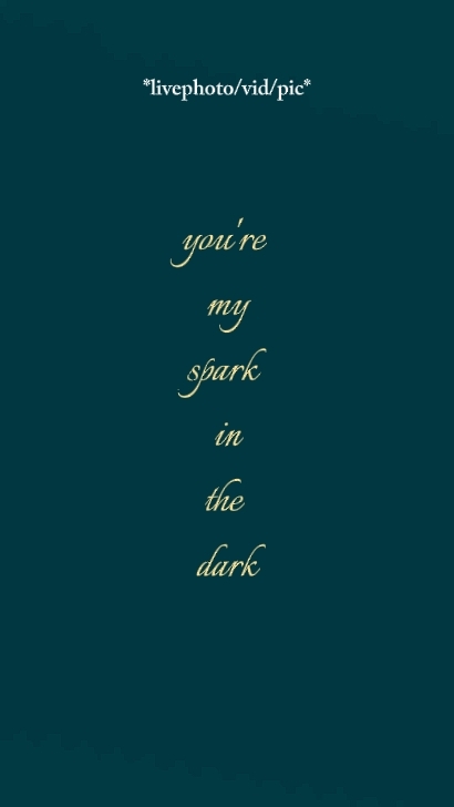 you're my spark 