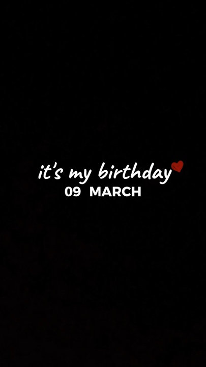 CUMPLEAÑOS 9 DE MARZO