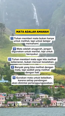 mata adalah amanah