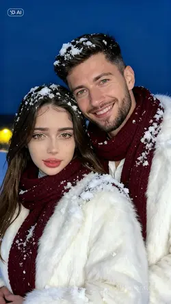 Winter couple